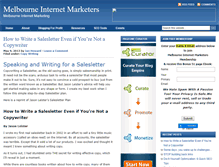 Tablet Screenshot of melbourneinternetmarketers.com